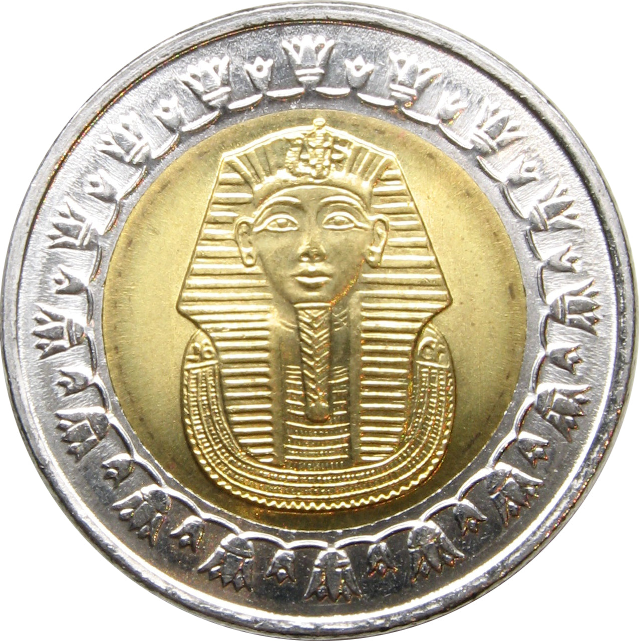 Egypt Pharaoh: Handcut Coin Pendant Necklace